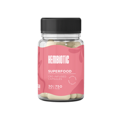 Hembiotic 750mg Functional CBD Capsules - 30 Caps - HEMPORIUM